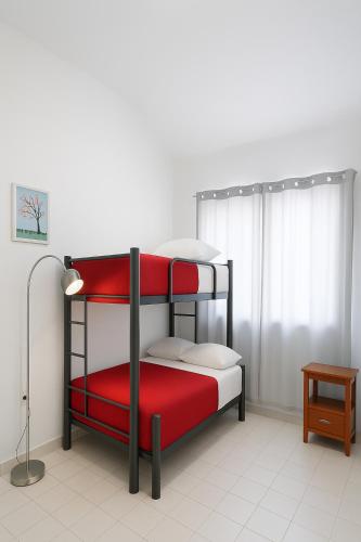 a rendering of a bedroom with a bunk bed at EDISÓN 81 Unidades de renta habitacional in Morelia