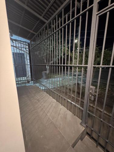 a room with bars on the side of a building at Vaspurakan House in Gyumri