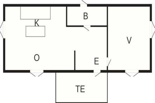 an illustration of a block diagram of a house at 3 person holiday home in TROSA-By Traum in Trosa