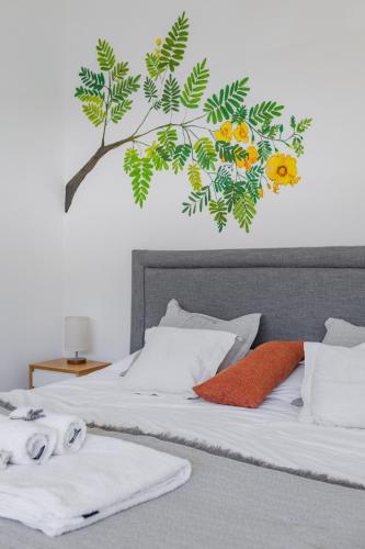 Ένα ή περισσότερα κρεβάτια σε δωμάτιο στο Las Tipas mini loft Cafayate