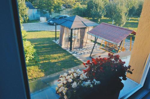 Zahrada ubytování Casa Anca Hațeg