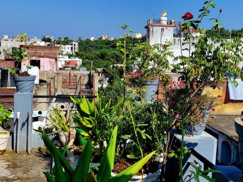 Γενική άποψη της πόλης Jammu ή θέα της πόλης από  αυτό το διαμέρισμα