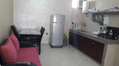 Una cocina o cocineta en Reem