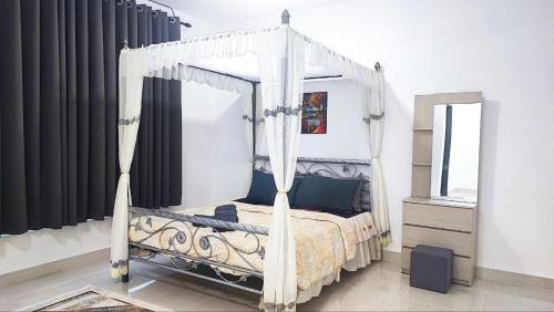 Katil atau katil-katil dalam bilik di Antsa Homestay