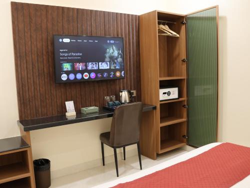 Kuchyň nebo kuchyňský kout v ubytování PSK INN by Lalitha Group