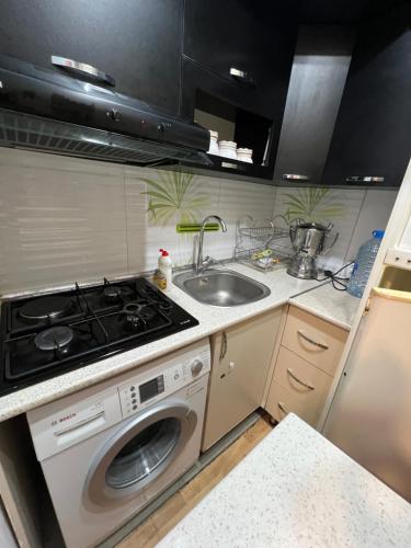 Dapur atau dapur kecil di Mənzil