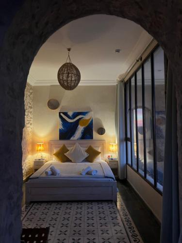 Кровать или кровати в номере Villa Mamma Giò