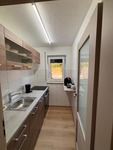 Dapur atau dapur kecil di Ferienwohnung in Würm