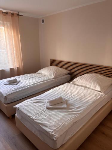 Katil atau katil-katil dalam bilik di Ferienwohnung in Würm