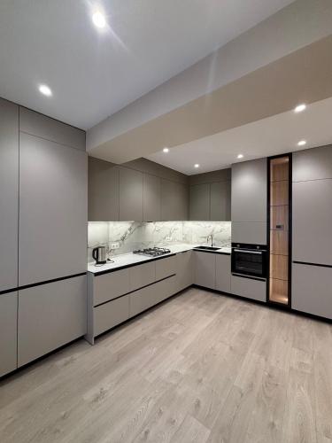 Dapur atau dapur kecil di Stylishapartment