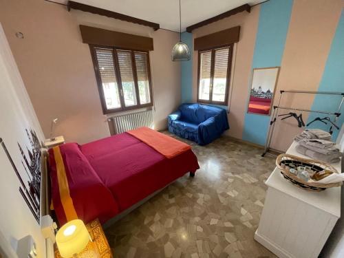 Katil atau katil-katil dalam bilik di Residenze Rodari Altedo Affittacamere