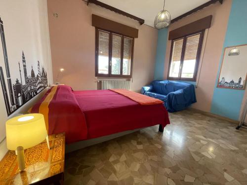 Katil atau katil-katil dalam bilik di Residenze Rodari Altedo Affittacamere