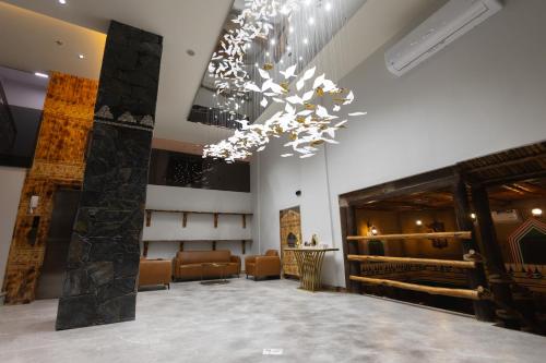 Ruang duduk di Golden New Hotel-Smart Hotel