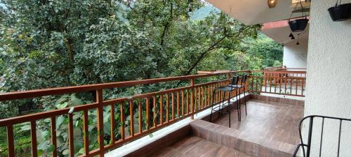 Balkón nebo terasa v ubytování Hillview Escape - Cozy 1bhk apartment