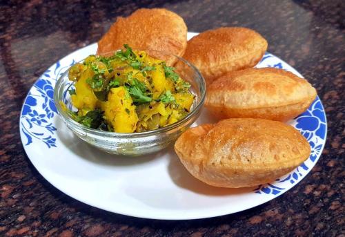 ホームステイの敷地内または近くでの食事または食べ物