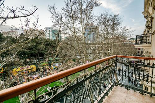 Balkón nebo terasa v ubytování WALKER Apartment