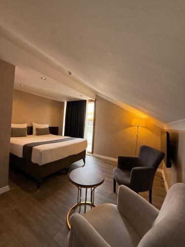 Katil atau katil-katil dalam bilik di Grand Armada Hotel