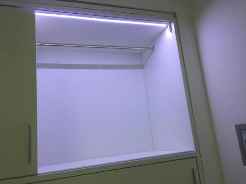 a window in a room with a blind on it at B&B Quintino Sella in Iglesias
