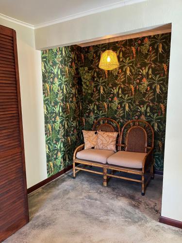 Uma área de estar em Tropical Appartment & Studio Curaçao