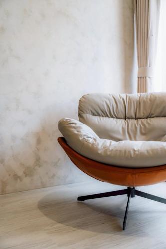 Ein Sitzbereich in der Unterkunft Zhuzhu Light Hotel