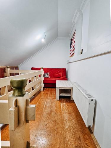 Et opholdsområde på Central Duplex Suite
