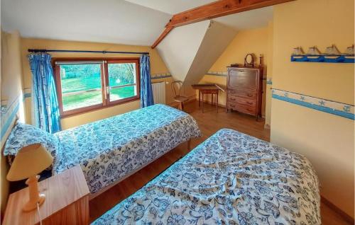 Katil atau katil-katil dalam bilik di Beautiful Home in Saigneville