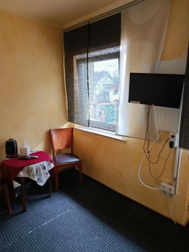 TV a/nebo společenská místnost v ubytování Golden Rangau Hotel & Pension