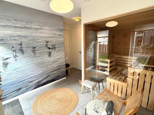 Ruang duduk di Plein 40 - Lodges