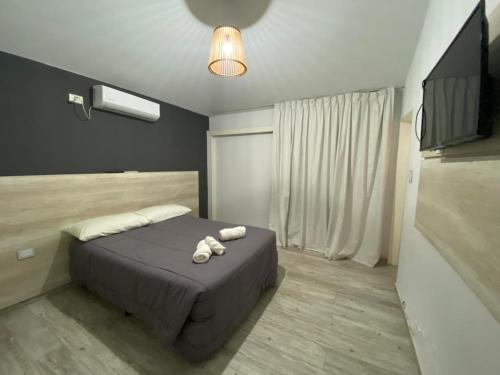Cama o camas de una habitación en Complejo Chaya