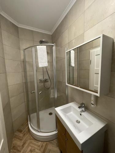 Bilik mandi di HOTEL Bahnhof Balingen