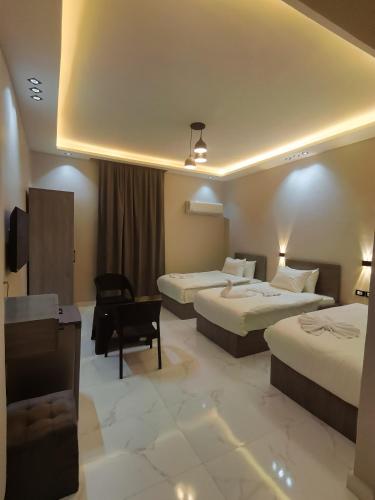 Cairo soul Hotelにあるベッド