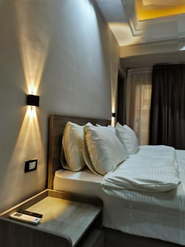 Cairo soul Hotelにあるベッド