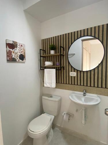 Koupelna v ubytování Nomada 808