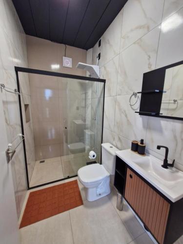 Ένα μπάνιο στο Edifício Aurora 05 Loft Mary