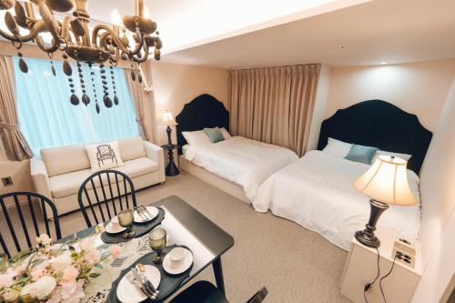 Katil atau katil-katil dalam bilik di Monthliv Jongno Jonggak Station Hotel Stay