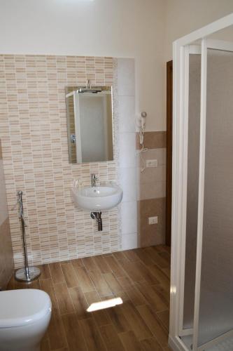 Koupelna v ubytování B&B Castiglione