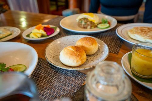 Jídlo v luxury tent nebo okolí