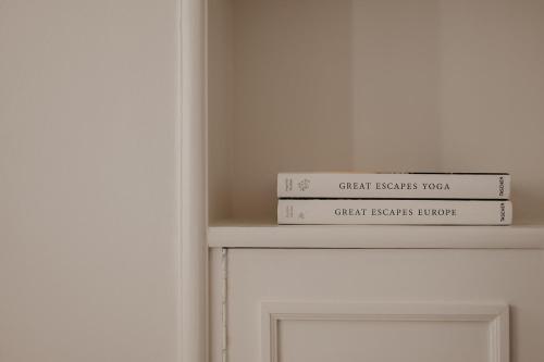 Bibliothèque dans le B&B/chambre d'hôtes