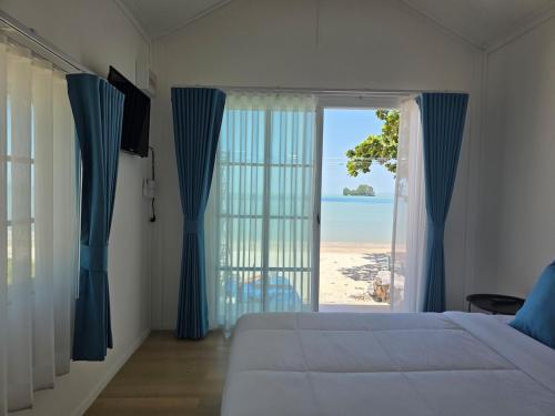 Postel nebo postele na pokoji v ubytování Villa Sea view