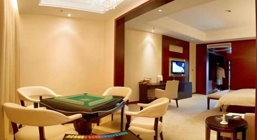 Χώρος καθιστικού στο Huangshan Shuguang Yusong Hotel
