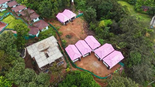 Vista aerea di Parvathi Gust House