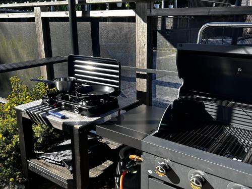 Equipo para parrilladas disponible en la habitación en casa particular