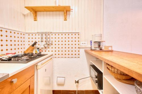 Dapur atau dapur kecil di Gite Le Fil De L'eau