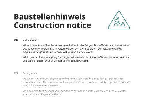 Certifikát, hodnocení, plakát nebo jiný dokument vystavený v ubytování Limehome Magdeburg Breiter Weg