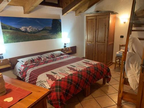 Postel nebo postele na pokoji v ubytování Appartamenti da Clara