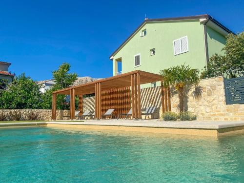 ANESA - Apartment Baska mit Privatterrasse, Laube und Grill sowie große Poolarea