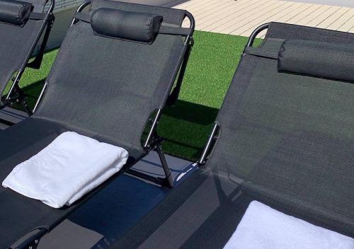 an empty seat on a bus with green grass at BASK HOTA - Vacation STAY 73778v in Minamiboso
