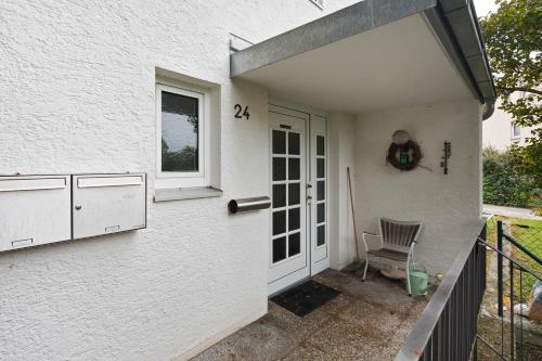Balkón nebo terasa v ubytování Modernes Studio in Neu-Ulm
