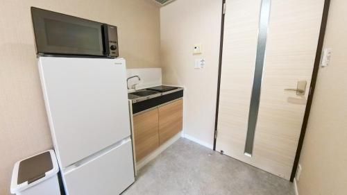 Dapur atau dapur kecil di Hotel New Gaea Yakuin