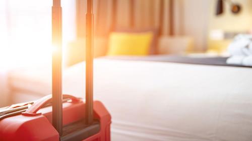 Ένα ή περισσότερα κρεβάτια σε δωμάτιο στο Crown Hotel Surry Hills